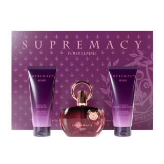 Afnan Supremacy Purple EDP W SET - EDP 100 ml + shower gel 100 ml +body loition 100 ml